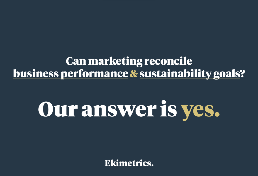 Why your marketing investments need to be sustainable from now on (1/3)